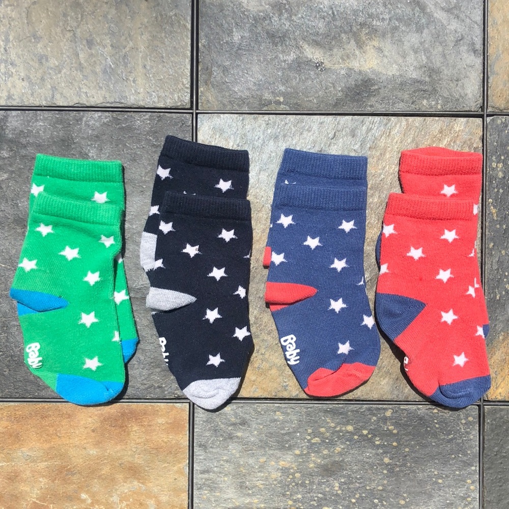 Four (4) Pair Baby Boden Socks